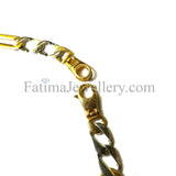 Necklace - Men's Two Tone Gold Chain
