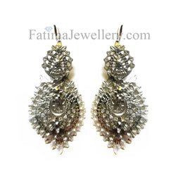 Silver Women's Earrings - Brincos De Rainha